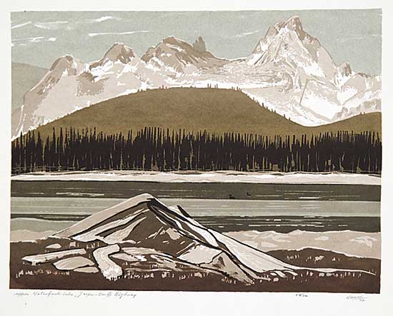 #206 ~ Weber - Upper Waterfowl Lake, Jasper-Banff highway  #58/62