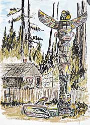 #88 ~ Weatherby - Untitled - West Coast Totem
