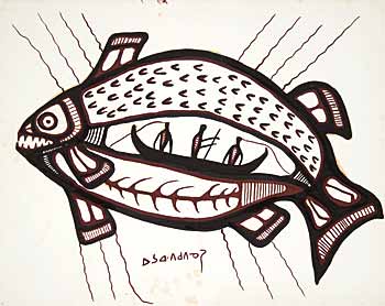 #141 ~ Morrisseau - Trout Allergic Dream