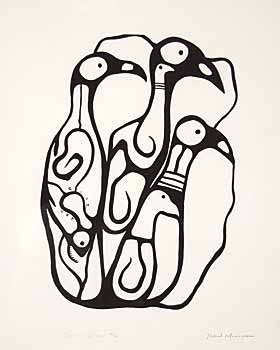 #149 ~ Morrisseau - Just Be Bird Forms  #128/136