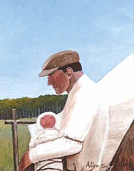 #179 ~ Sapp - Untitled - Man with Child
