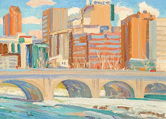 #62 ~ Kerr - 10 Street Bridge, Calgary, Spring