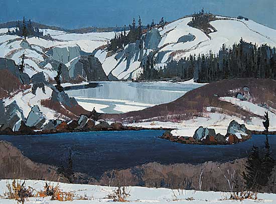 #70 ~ Law - The Frozen Lake, Terrace Bay, N.S.
