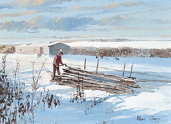 #106 ~ Sapp - Untitled - Winter Chores