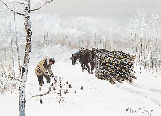 #107 ~ Sapp - Untitled - Gathering Fire Wood