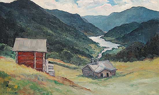#124 ~ Vervoort - Untitled - Mountain Cabin