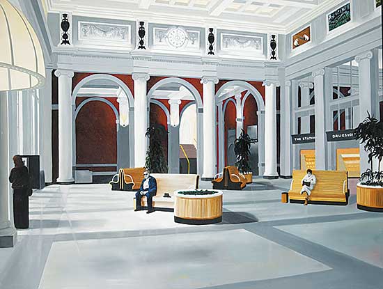 #307 ~ Featherston - Installation for the Bill Featherston Painting 'Two Dogs with Installation'