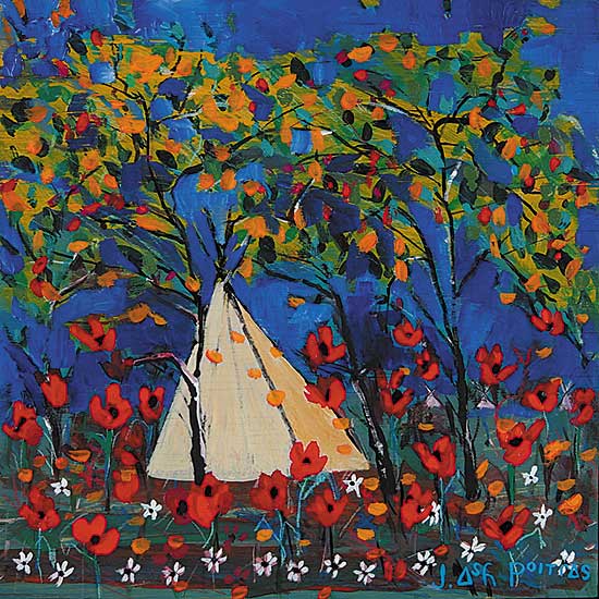 #321 ~ Poitras - In My Garden