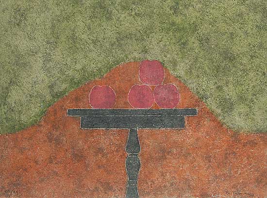 #328 ~ Tamayo - Untitled - Apples on a Table  #23/99