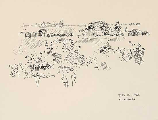 #422 ~ Cowley - Untitled - July 16, 1972