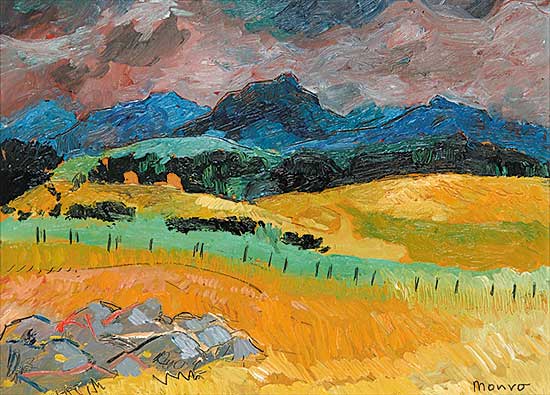#457 ~ Monro - Wind in the Grass near Pincher Creek