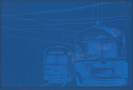 #463 ~ Pachter - Evening Car  #A/P