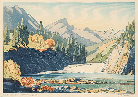 #478 ~ Shelton - Bow Falls Banff  #46/100 Ed.2
