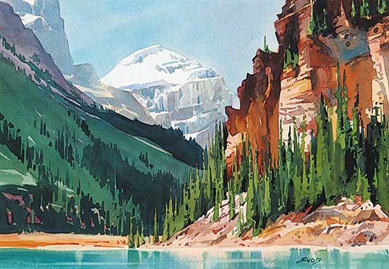 #486.1 ~ Svob - Lake Louise, West End
