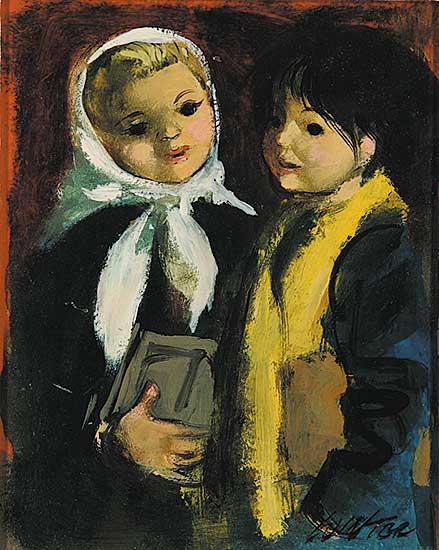 #495 ~ Winter - School Girls