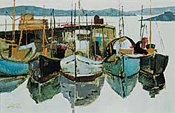 #54 ~ Hassell - Fishing Fleet at Killybegs, Donegal, Eire
