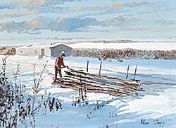 #106 ~ Sapp - Untitled - Winter Chores