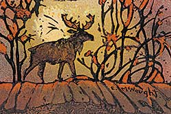 #455 ~ McNaught - Untitled - Moose in the Forest