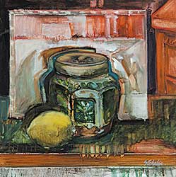 #486 ~ Stehelin - Untitled - Ginger Jar and Lemon