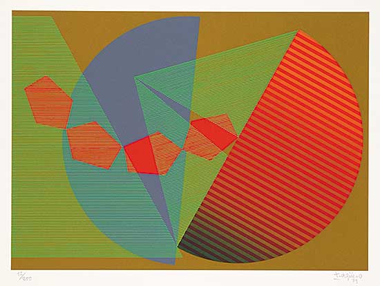 #206 ~ Aguero - Untitled - Orange Sphere  #12/200