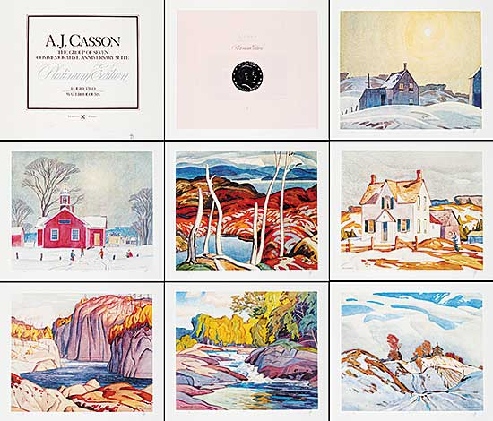 #223 ~ Casson - The Group of Seven Commemorative Anniversary Suite Folio II  #496/700