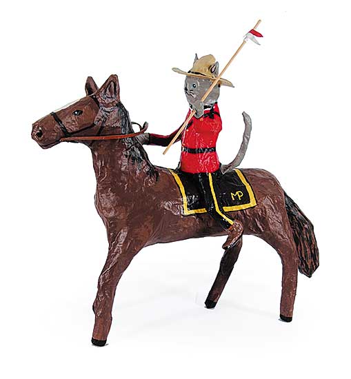 #236 ~ Costello - R.C.M.P. Cat on a Horse