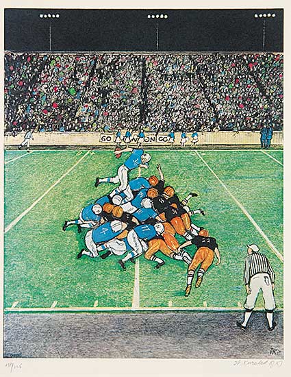 #327 ~ Kurelek - Football  #138/225