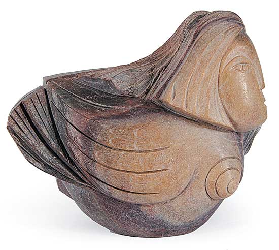 #405 ~ School - Untitled - Man Woman Bird Figure #405 ~ School - Untitled - Man Woman Bird Figure