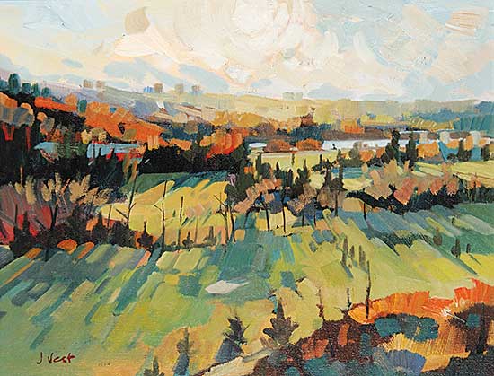 #478 ~ Vest - Estn River Valley Scene - Sept.