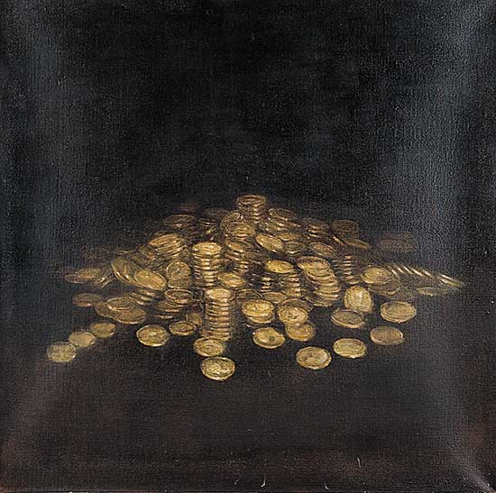 #488 ~ Wedman - Untitled - Coins