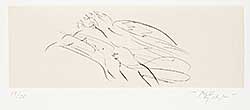#360 ~ Nakian - Untitled - Leda [leaning left] and the Swan  #59/75