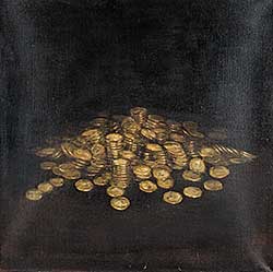 #488 ~ Wedman - Untitled - Coins