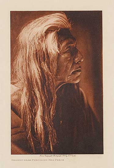 #320 ~ Curtis - Grizzly-Bear Ferocious - Nez Perce