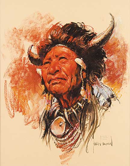 #5 ~ Brown - Walking Buffalo Stoney