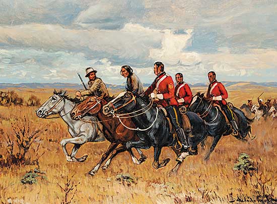 #64 ~ Lindstrom - Untitled - Riders of the Northwest