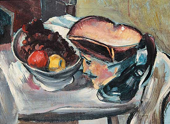 #97 ~ Stevenson - Untitled - Still Life with Toby Jug