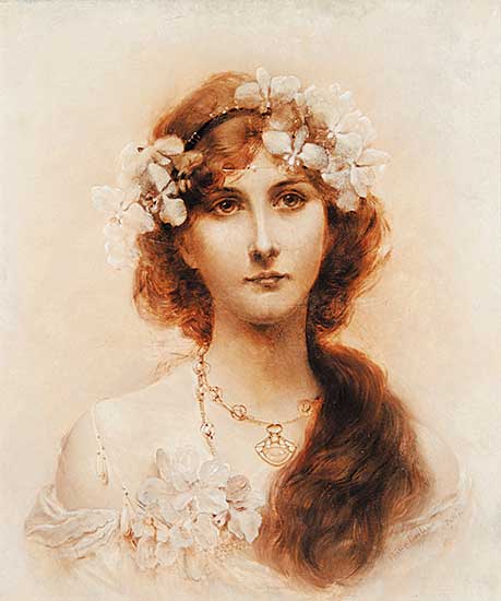 #201 ~ Boileau - Untitled - A Young Woman