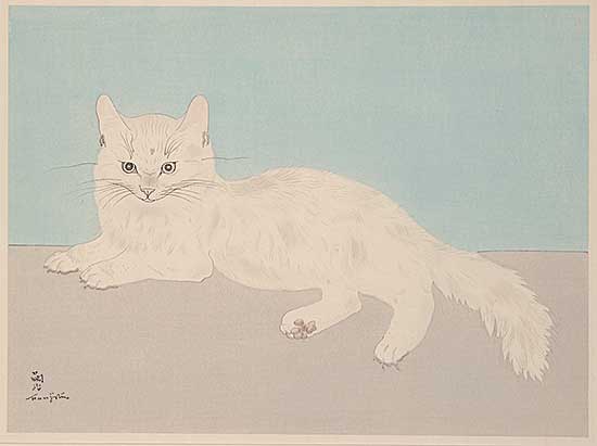 #206 ~ Foujita - Chat Couche