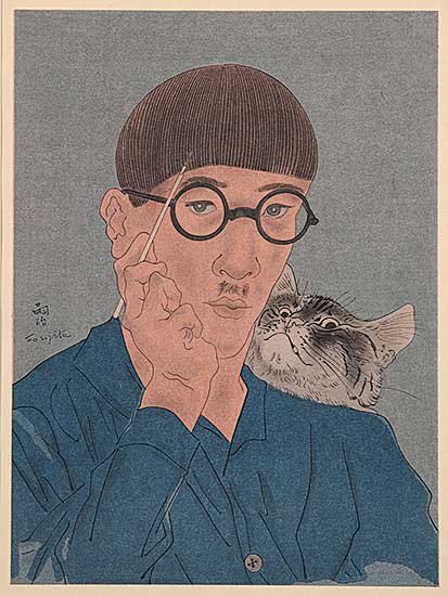 #207 ~ Foujita - Self-Portrait