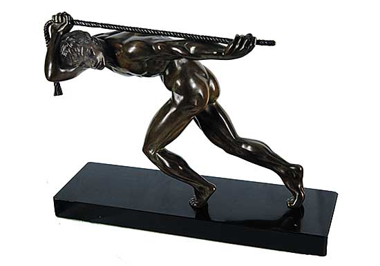 #211 ~ Guiraud-Riviere - Man Pulling Rope