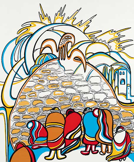 #480 ~ Odjig - Western Wall - Jerusalem  #A/P