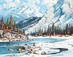 #24 ~ Crockford - Below Bow Falls, Banff, Alberta