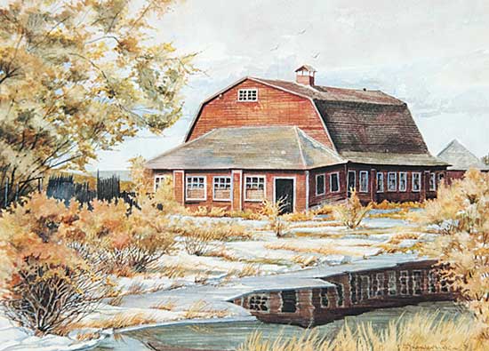 #728 ~ van den Hoogen - Winter Scene North of Calgary