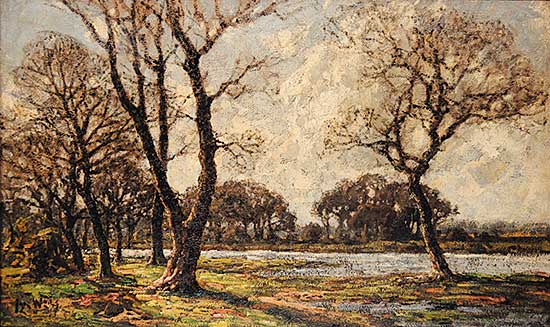 #739 ~ Weiss - Untitled - Trees in Springtime