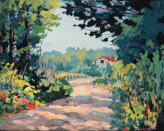 #87.1 ~ Shaw - Untitled - Path to the Cabin