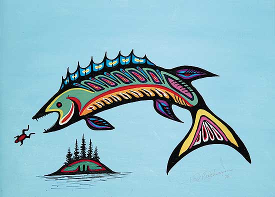 #31 ~ Ducharme - Untitled - Pike Catching Frog