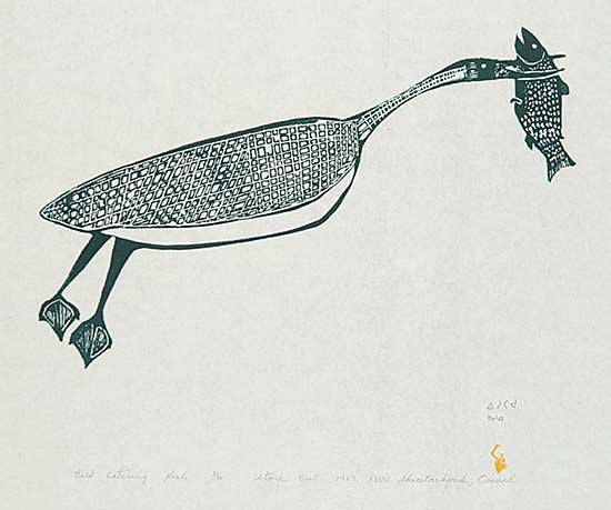 #70 ~ Iksiktaaryuk - Bird Catching Fish  #21/30