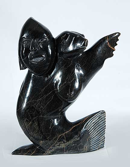 #142 ~ Qimirpik - Untitled - Sedna - Female Spirit Figure