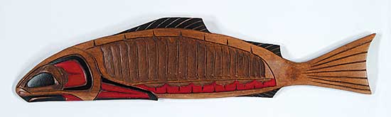 #411 ~ Edwards - Untitled - Painted Wood Carving