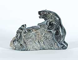 #63 ~ Inuit - Untitled - Bear and Seal